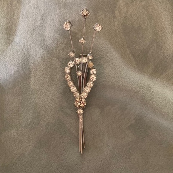 1950\'s  Rhinestone Hair Clip main image 5